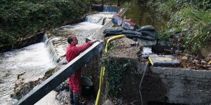 eel pass has been installed at Bidwell Brook in Dartington