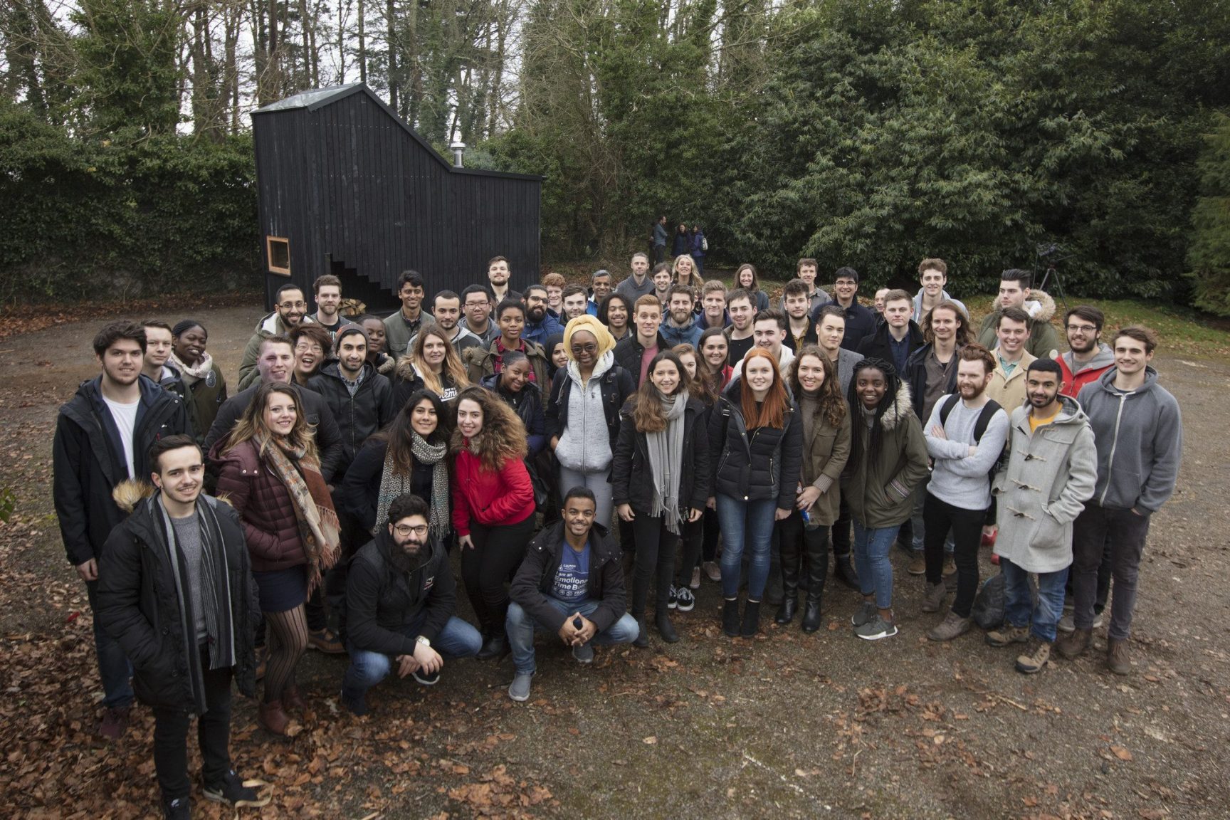 Architecture students create unique camping experience
