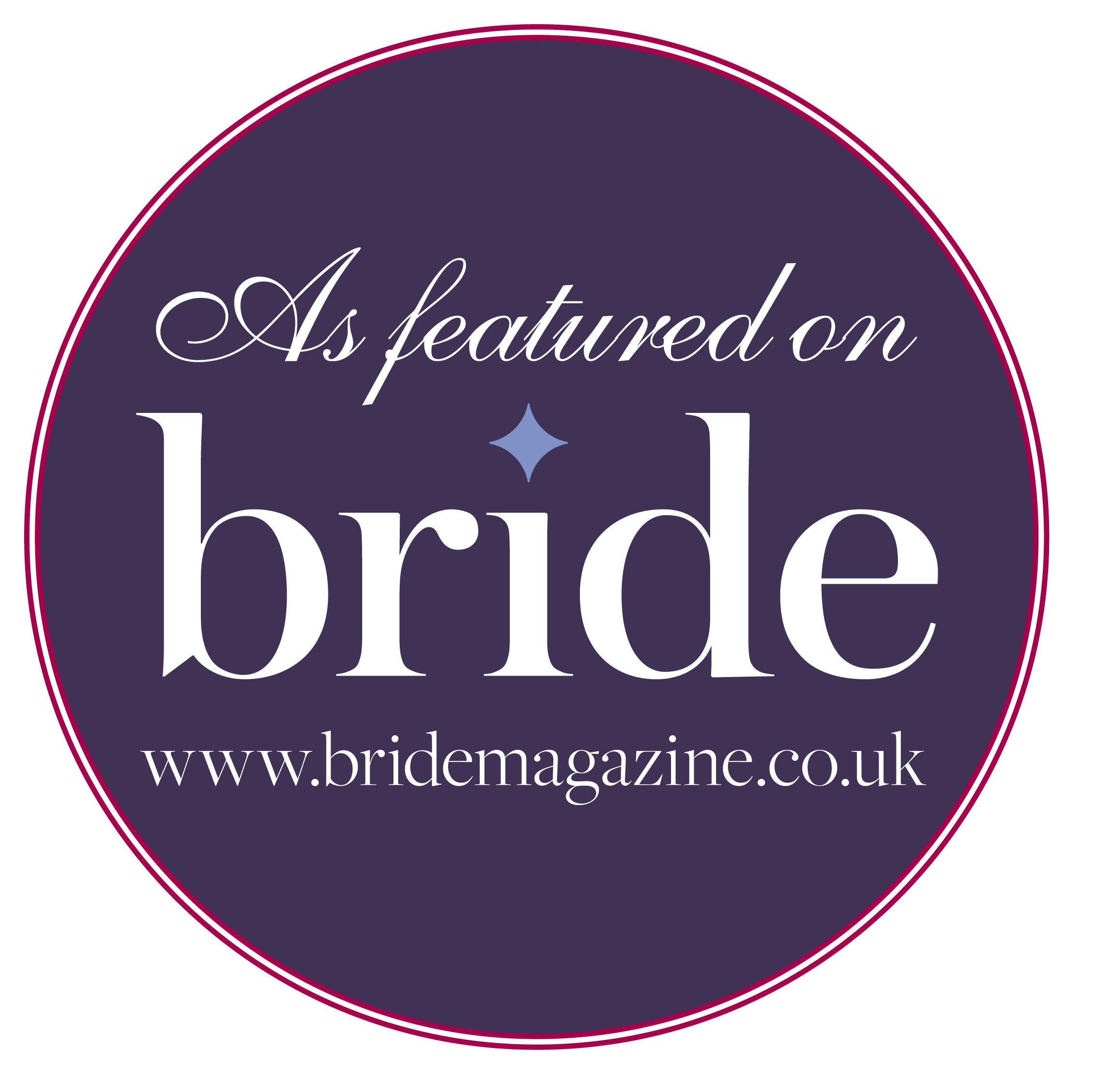 as featured in bride magazine