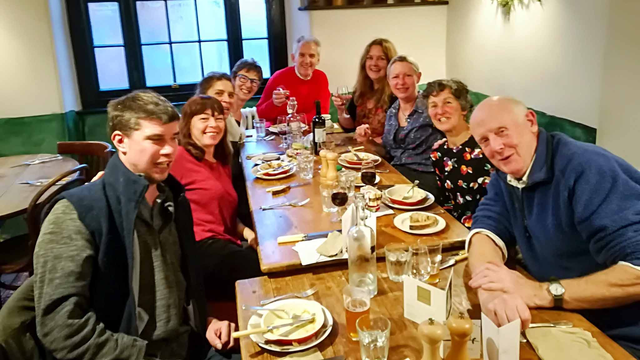 Walled Garden team Christmas outing