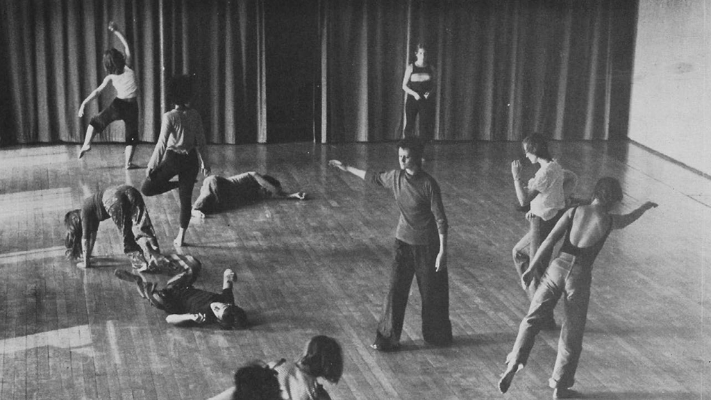 Release dance class at Dartington. Photo: Brian Haslem. Courtesy of Theatre Paper