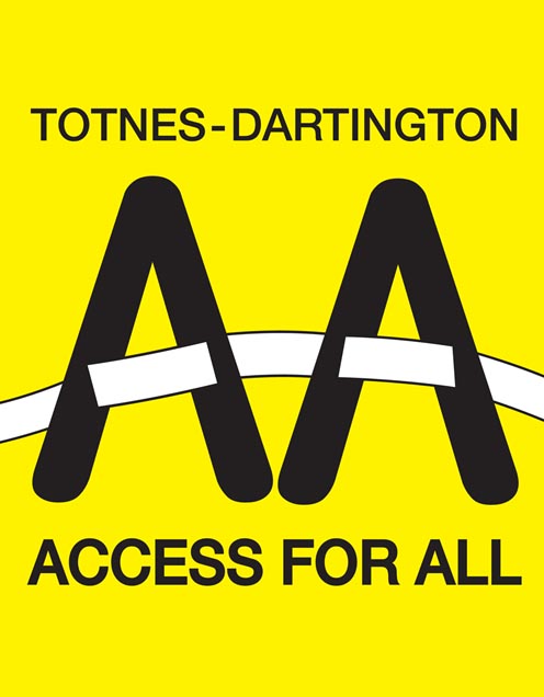 Totnes to Dartington Access for All Path Logo