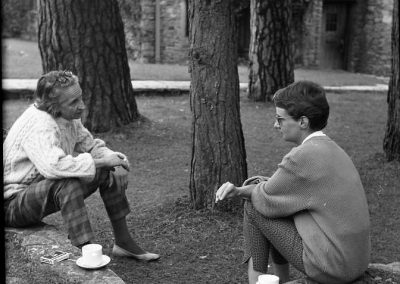 Elisabeth Lutyens at Dartington.  Photo: Catherine Scudamore, courtesy of the Dartington International Summer School Foundation