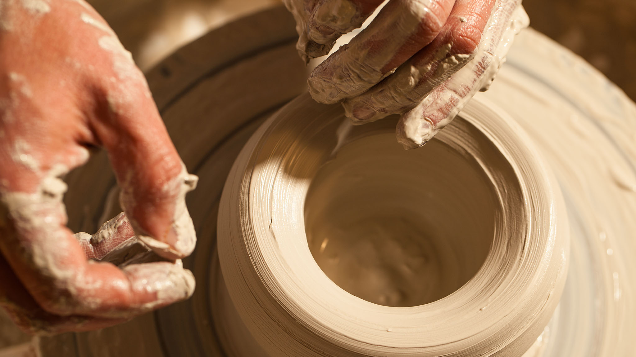 pottery making