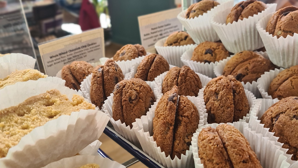 Cookies made with regeneratively grown flour - good and good for the earth!