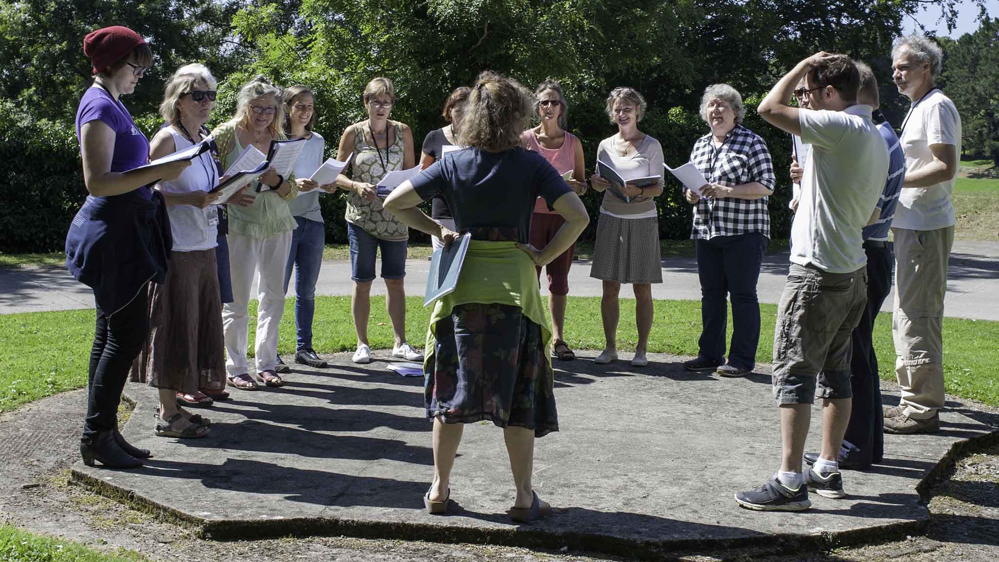 Singing Group- Outside