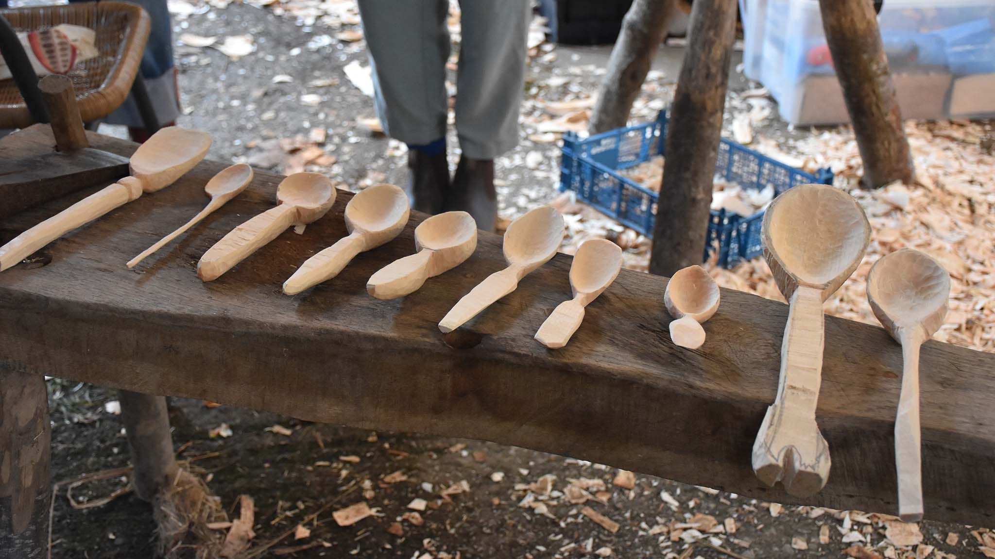 carved spoons